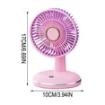 thumbnail image 2 of Portable Fan Rechargeable with Round Base, Desk Cooling Fan for Outdoor Travel Gift, 2 of 6
