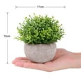 thumbnail image 2 of Coolmade 2 Pack Artificial Potted Green Grass Artificial Flowers Fake Plant, 2 of 7