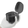 thumbnail image 3 of Unique Bargains 1 Pc Braces Box with Strainer Portable Braces Storage Box Black, 3 of 5