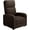 Brown, variant on Ergonomic Adjustable Recliner Chair for Adults - Enhanced with Side Pocket, Tall Back, Light Blue