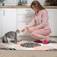 thumbnail image 4 of Kitchen Rugs and Mats Non Skid Washable Spring Flowers Floral Kitchen Mat and Rug Set,Floor Cushion Absorbent Rug,Rubber Backed Area Rugs for Kitchen Laundry, 4 of 7