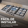 thumbnail image 2 of Combo Parrilla a Gas 5 Quemadores AVERA AI5 Campana de Pared 90 cm CEV90, 2 of 7