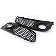 thumbnail image 4 of Un Par De Rejilla De Ventilación De Cubierta De Luz Antiniebla De Coche De Parachoques Delantero Chapado En Estilo De Malla Adecuado Para Audi A4 B8 2009-2011 Speravity VI009199-02, 4 of 6