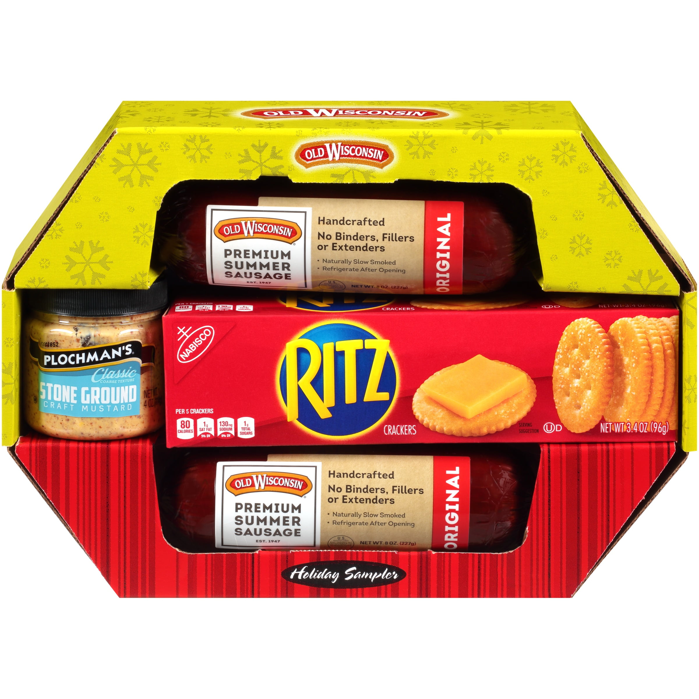 Old Wisconsin Holiday Sampler Gift Box, 4 Pieces - Walmart.com