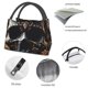thumbnail image 4 of Balery Gold Pattern Black Skull Bolsa de Aislamiento Portátil – Bolsa de Almuerzo con Forro de Aluminio Mejorado, Funda Impermeable y Fácil de Limpiar para Picnic y Caja de Almuerzo, 4 of 6