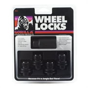 Gorilla 73631TBC Black Chrome Mag Seat Short Mag Wheel Locks