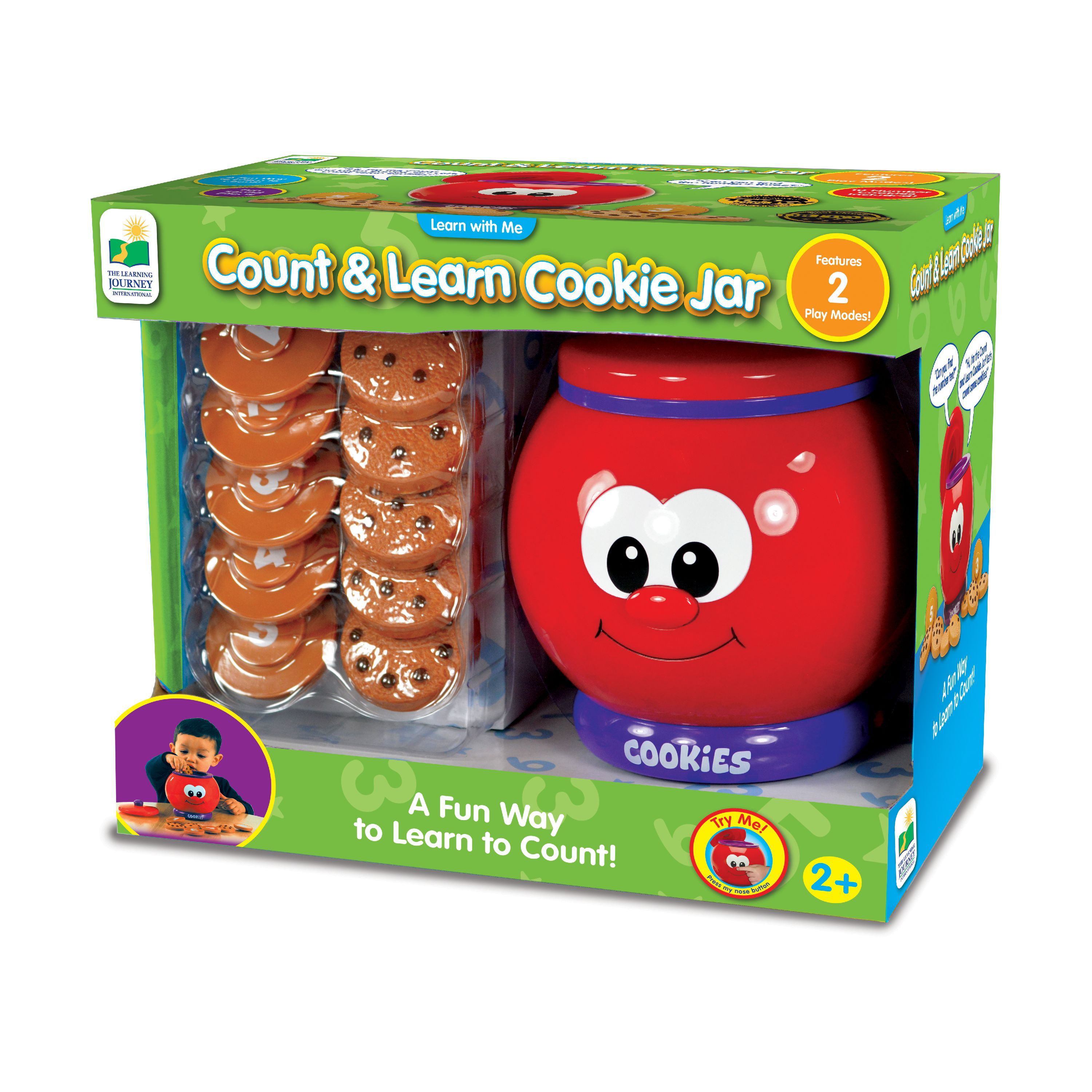 the learning journey count and learn cookie jar