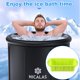thumbnail image 4 of Molde para bloques de hielo para baños de hielo, paquete de 6 moldes para cubitos de hielo grandes de 15 libras, molde de silicona para baños de hielo, accesorios reutilizables para baños de hielo, 4 of 5