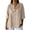 Khaki-Womens tops, variant on FNFYFH Womens Plus Size Tops Half Sleeve Summer V Neck Shirts Loose Fit Tunic Blouse
