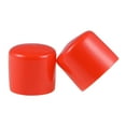 thumbnail image 2 of Uxcell Rubber End Caps Plastic Vinyl Round Bolt Cap Cover Thread Protectors Red 33mm, 2 of 6