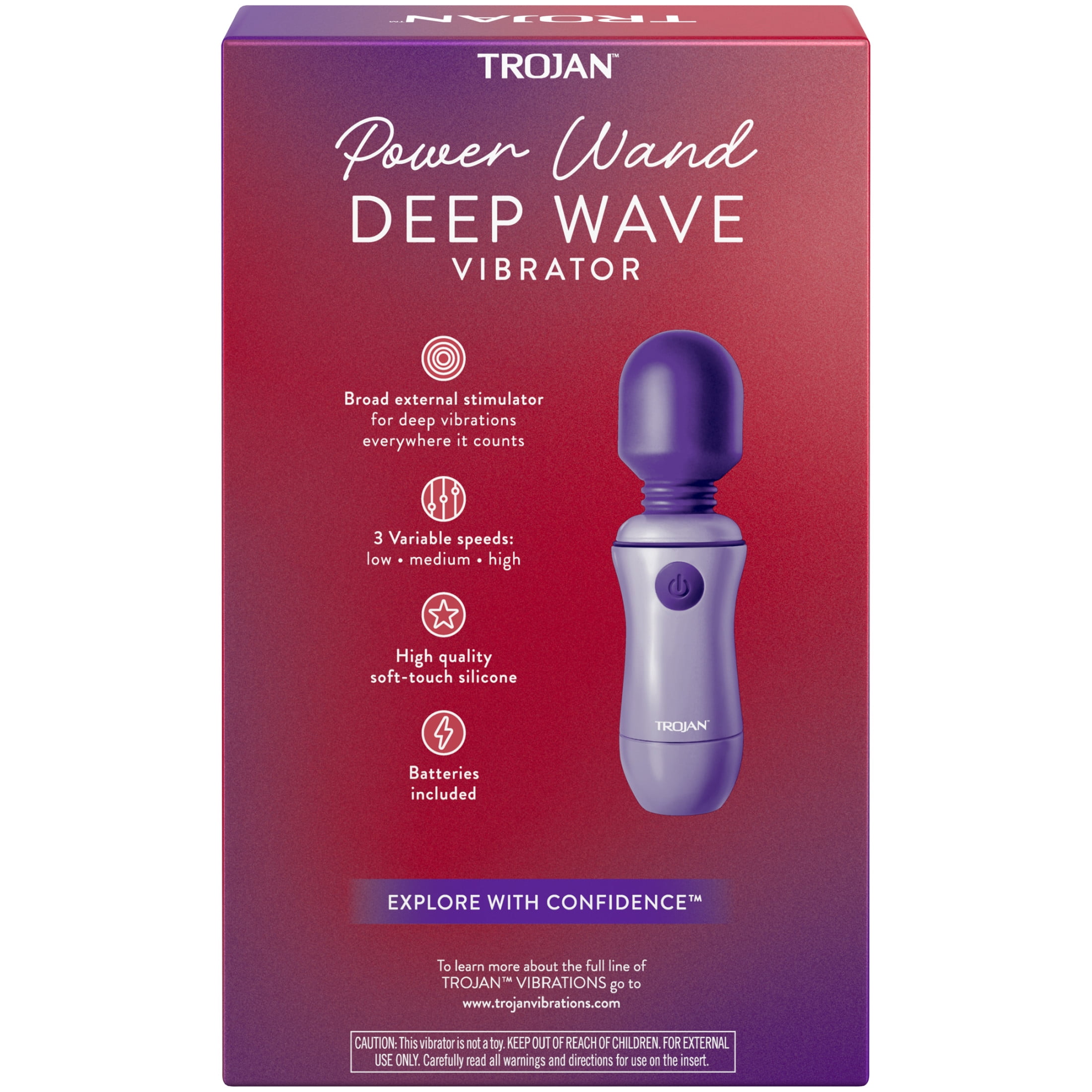 walmart trojan vibrations Trojan Vibrations 2-in-1 Vibrating Ring Plus Finger Massager
