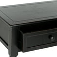 thumbnail image 5 of SAFAVIEH Samantha 2-Drawer Console Table Distressed Black, 5 of 5