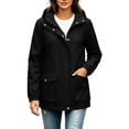 thumbnail image 4 of Jacket for Women Solid Color Loose Long-Sleeved Tops Casual Softshell Jacket with Button Pockets Jacket Women, 4 of 6