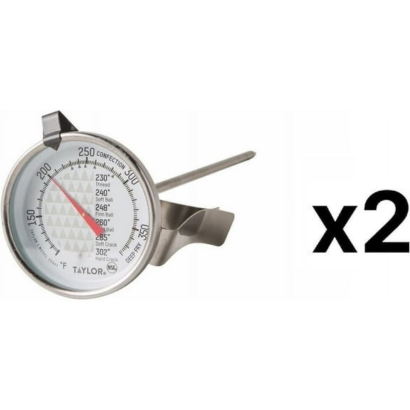Taylor TruTemp Candy Deep Fry Thermometer - Analog Instant Read - Multicolor