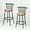 Adjustable 2 pack, variant on Homy Casa Adjustable 24" or 29" Swivel Counter Height Bar Stools Set of 3 with Backrest, Brown