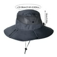 thumbnail image 3 of LBECLEY Women's Waterproof Rain Hat Mens and Womens Sunscreen Fisherman Hat Outdoor Mountaineering Fishing Sunshade Hat Breathable Sun Hat Partner Fisherman Hat C One Size, 3 of 9