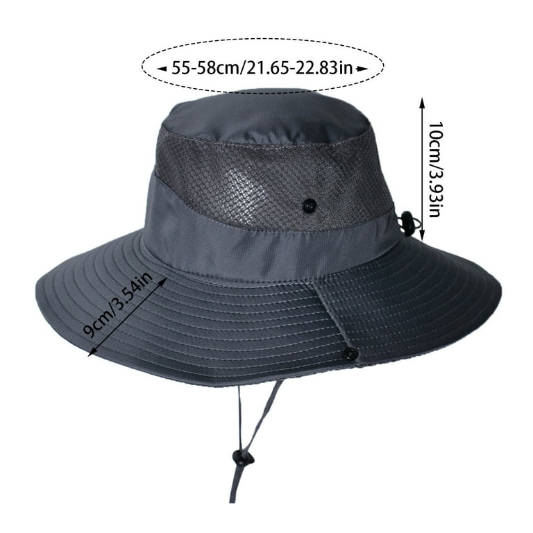 Vestitiy Unisex Fishing Hat UPF 50+ Mens And Womens Sunscreen Fisherman Hat  Outdoor Mountaineering Fishing Sunshade Hat Breathable Sun Hat