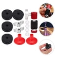 thumbnail image 1 of HEANUJJ 1 Ensemble de Feutres Cymbales Rouges Accessoires de Protection pour Kit de Batterie avec Fonction Antidérapante 7 9x0 98 Po, 1 of 7