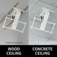 thumbnail image 2 of VIVO White Motorized Flip Down Pitched Ceiling TV Mount for 40" to 85" Screens, 2 of 8