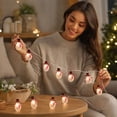 thumbnail image 7 of QISIWOLE 9.8ft Snowman Christmas String Lights, Cute Snowman Figure Lights, Plastic Lights for Christmas Tree Mantel Window Party Decor, 7 of 7