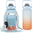 thumbnail image 6 of ENFOURCLASS 64oz Half Gallon Water Bottle with Straw, Handle & Insulated Sleeve - Tritan BPA-Free [Color] for Gym, Fitness & Daily Hydration, 6 of 18