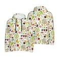 thumbnail image 6 of Bingfone Fall Animals Men's Drawstring Hoodie Long Sleeve Pocket Sweatshirts-Medium, 6 of 6