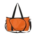 thumbnail image 2 of Bolsa de mano para tenis Colamx bolsa grande para raqueta de pickleball naranja, 2 of 8