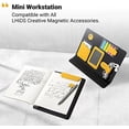 thumbnail image 7 of Creative Folio Lite 2.0 with Stand, Business Portfolio Resume, 3-in-1 Padfolio with Magnetic Accessories, Work as Notebook Cover, Clipboard, Organizing Board for Home and Office (Gray, A5), 7 of 7