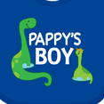 thumbnail image 4 of Inktastic Pappys Boy Grandson Dinosaur Boys Baby Bib, 4 of 4