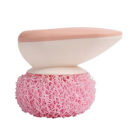 

Lynbm Cleaning Brush Scrub Brush Detachable Nylon Cleaning Brush Ball Kitchen Nano-Cleaning Ball Pot Brush
