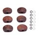 thumbnail image 2 of 6 PCS / Set sintonizadores de la vendimia cabezales de la máquina Clavijas de afinación de la cadena Reemplazo acrílico teclas de teclas para la guitarra eléctrica GC803, 2 of 3