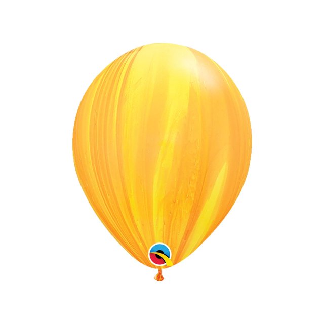 Qualatex Ballons Tourbillonnants en Latex Superagate (Lot de 25)