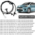 thumbnail image 4 of CNKOO ABS Wheel Speed Sensor Compatible with Yaris 2007-2008 Scion XD 08-09 Professional Car Wheel Speed Sensor Durable Front Left/Right Speed Sensor  for Car Auto, 4 of 11