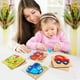 thumbnail image 5 of Puzzles de madera Montessori Juguetes educativos para niños pequeños Afortunado Sencillez, 5 of 5