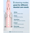 thumbnail image 4 of Bestope 2 Pack Electric Toothbrush for Adults - 2 Rechargeable Electric Toothbrushes with 12 Brush Heads & 2 Travel Case, Power Electric Toothbrush with Holder, 3 Hrs Charge for 120 Days - Black+Pink, 4 of 8