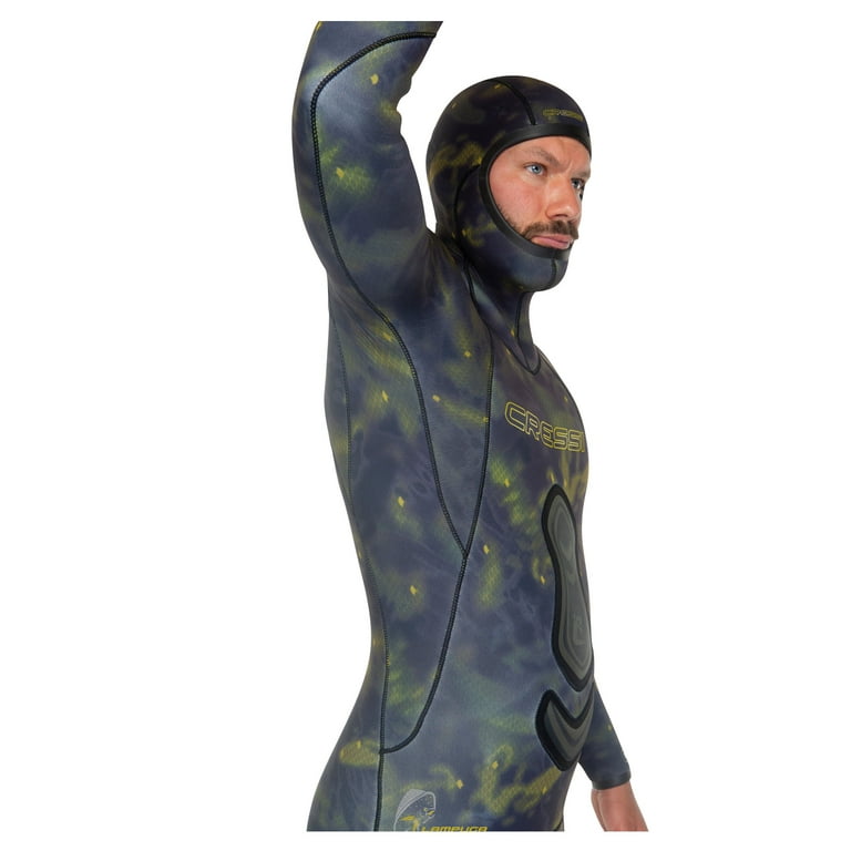 Men Open Cell Wetsuit 3MM Diving 2pc Spearfishing Free Dive