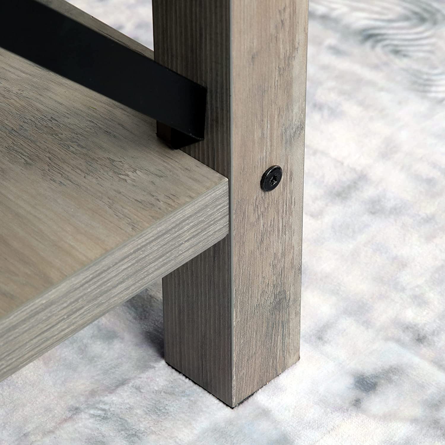 Buy Yartaka Rustic End Table Set of 2, Farmhouse Accent Cocktail Table