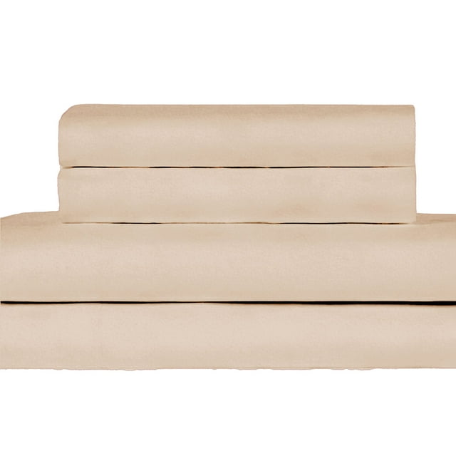 Sateen Weave 3 Piece Bed Sheet Set Solid Twin Size Hotel Quality Deep Pocket Fits Mattresses Up To 18 Inches