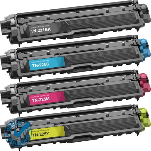 Printer Pro™ 4 Couleurs Pack-Frère TN221/TN225 BK/M/Y/C Toner Cartouche-Frère Imprimante MFC-9130/9330/9340/9020/3170/3180