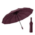 thumbnail image 3 of HDWUEN Travel Umbrellas for Rain & Sun Compact Beach Lightweight Umbrellas Portable Automatic Folding Windproof Umbrella, 3 of 4