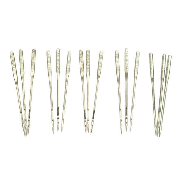 Wosthever 50 piezas, 5 tipos de máquinas de coser domésticas, agujas de Metal, Kit surtido, conjunto surtido de agujas, accesorios de costura Tela de costura y artesanía Wosthever HA0862-00B