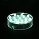 thumbnail image 5 of Elegante base de luz LED recargable, pedestal redondo con control remoto para exhibiciones de arte en vidrio y decoración de cristal, ideal para centros de mesa de bodas (cuadrado de 10 cm), 5 of 5