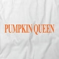thumbnail image 2 of Pumpkin Queen T-Shirt | Fall Seasonal White Tee Gift, 2 of 5