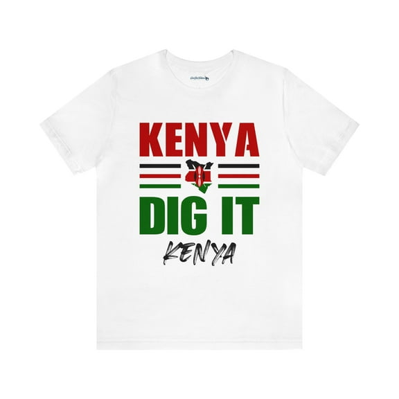 Kenya Dig It–Kenya Unisex Short Sleeve Tee | Explore Kenya Matching T-shirt