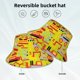 thumbnail image 2 of Fotbe Cars Sombrero Tipo Pescador con Estampado – Sombrero de Sol de Algodón de Moda para Playa, Golf, Pesca, 2 of 6