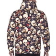 thumbnail image 5 of Hoodies for Men - Guitar Skull record Long Sleeve Comfrt Men'S Fashion Hoodies & Sweatshirts, Sweatshirts for Men Hoodies Pullover Clothing Clothes with Pouch, 5 of 7