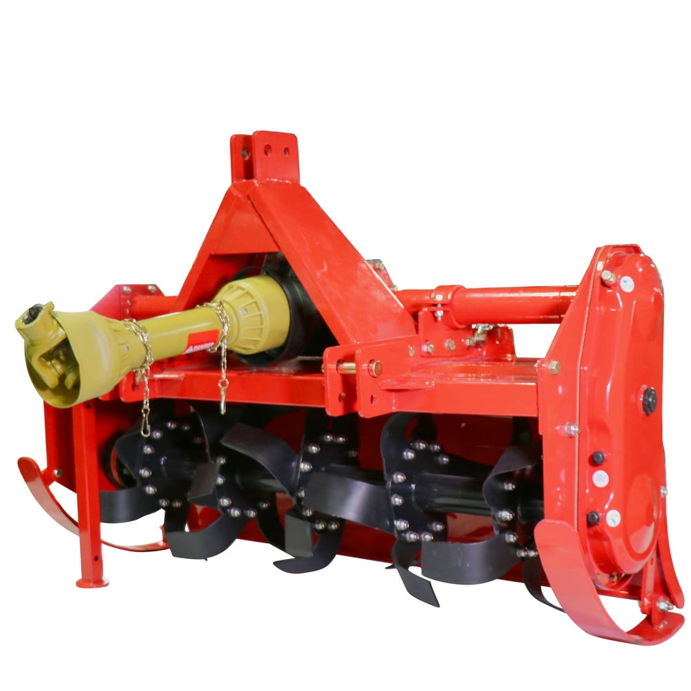 Titan 48" Heavy Duty Rotary Tiller 3 PT CAT 1 Hitch PTO Driven Gear