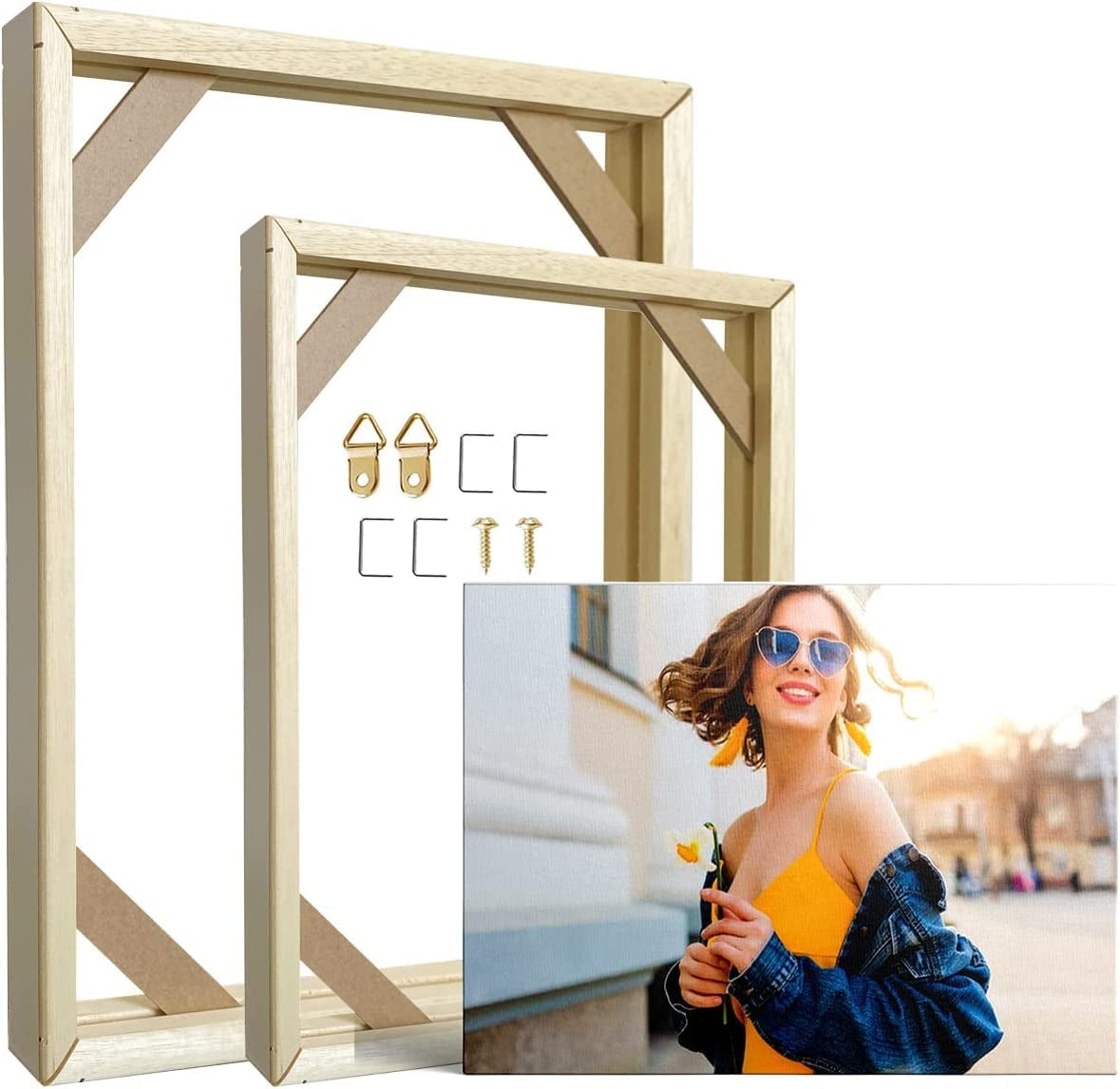 diy canvas frame, stretcher bars wood canvas kits accories for oil