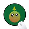 thumbnail image 1 of Lovely Cartoon Cry Orange Happy Mousepad Round Black Stitched Edge Mat Non Slip Game, 1 of 2