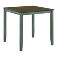 thumbnail image 6 of Hunter Solid Wood 5-Piece Counter Height Dining Set, Antique Green, 6 of 7